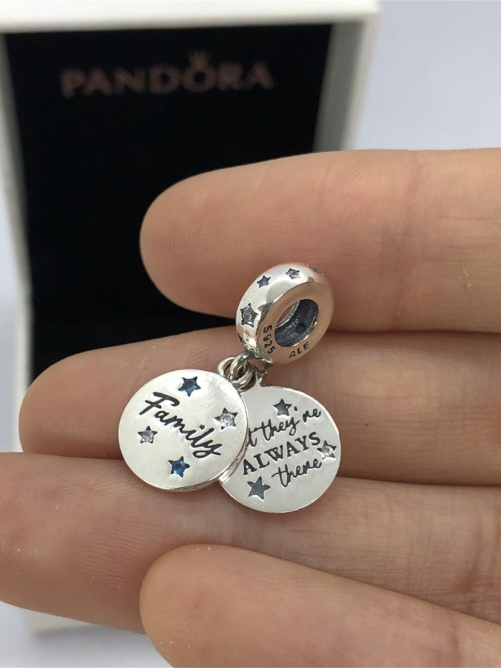 ✨✨Pandora Family Love Double Dangle Charm